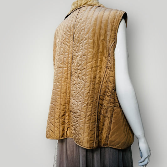 vintage / PSALM / quilted vest / 48 (3888149451266029629)