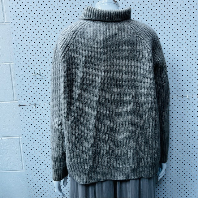 UNTOUCHED WORLD / merino possum silk angora jumper / XL (3888230458071583494)