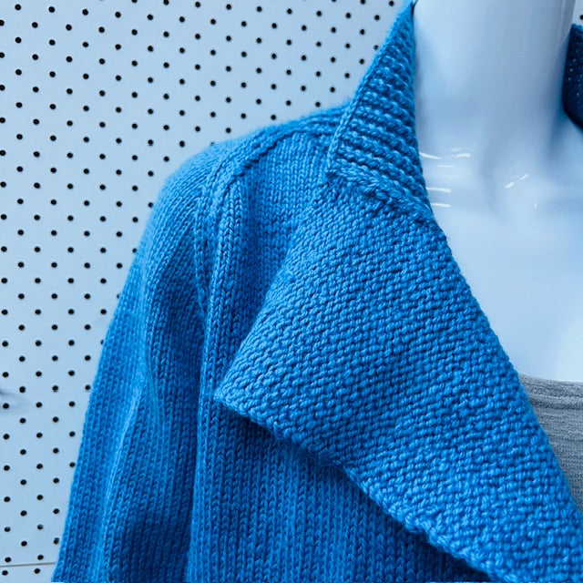 handmade / wool knit cardigan / L (3888230498577864568)