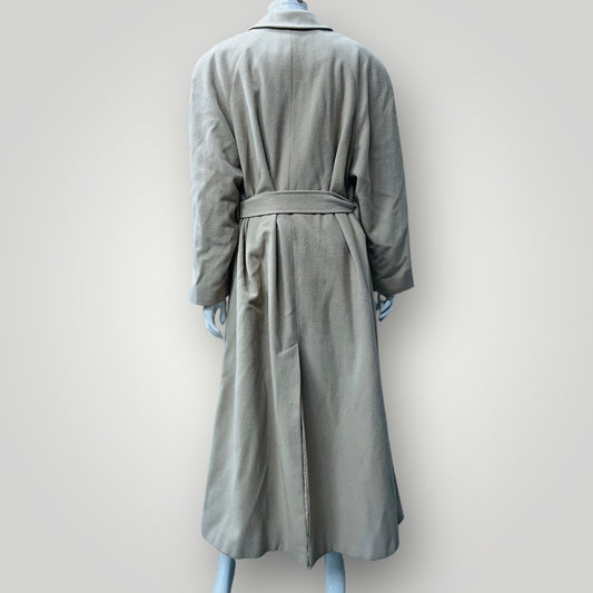 1990s vintage / MARIO VALENTE / full length cashmere coat / 12 / made in italy (3888230842558446588)