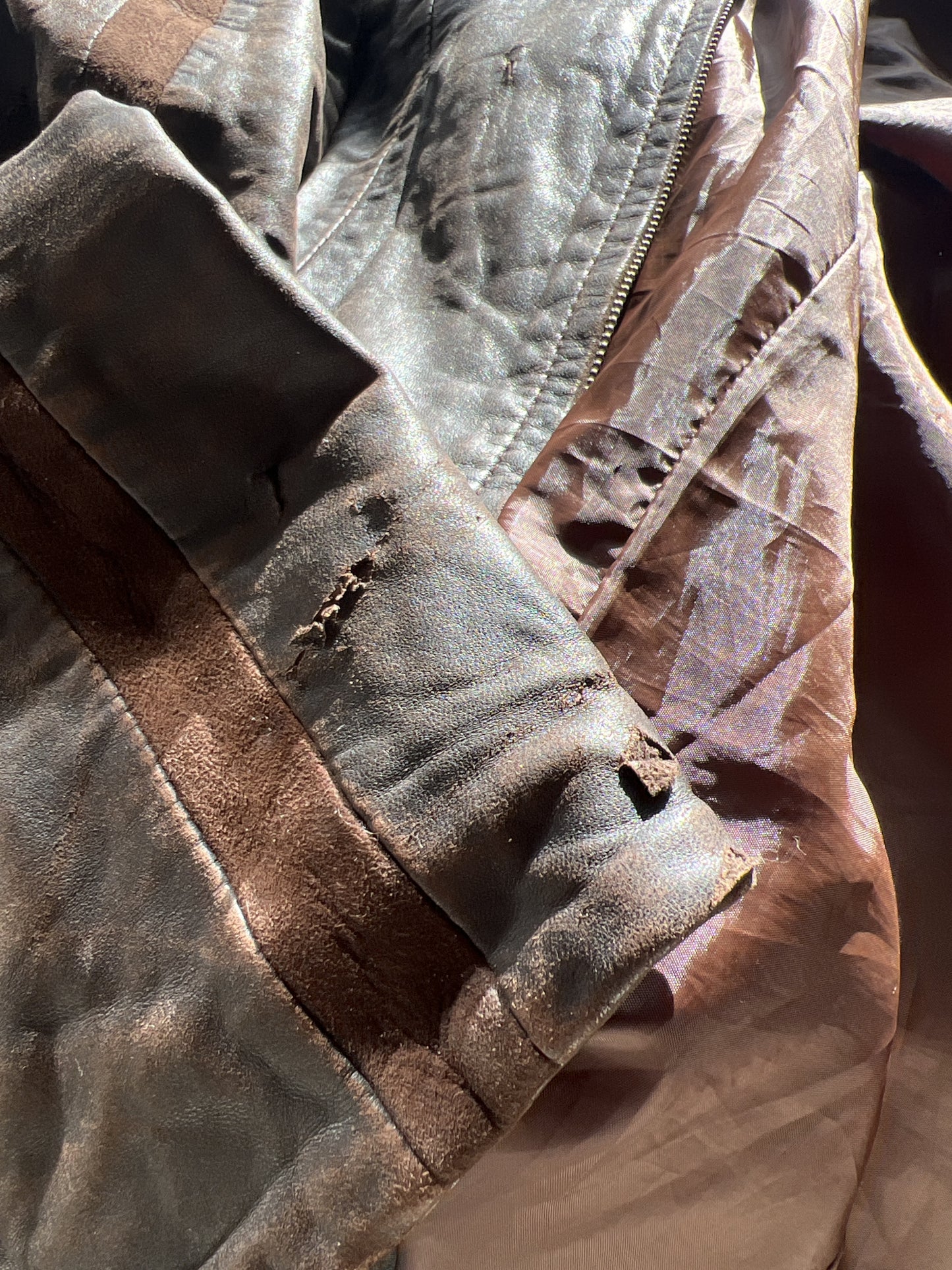 nz vintage / LEATHER IMAGE / brown leather jacket / 10 (3888303887654082237)