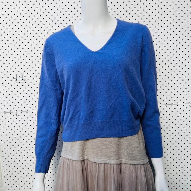 BENETTON / cropped wool jumper / m (3888681885242450564)