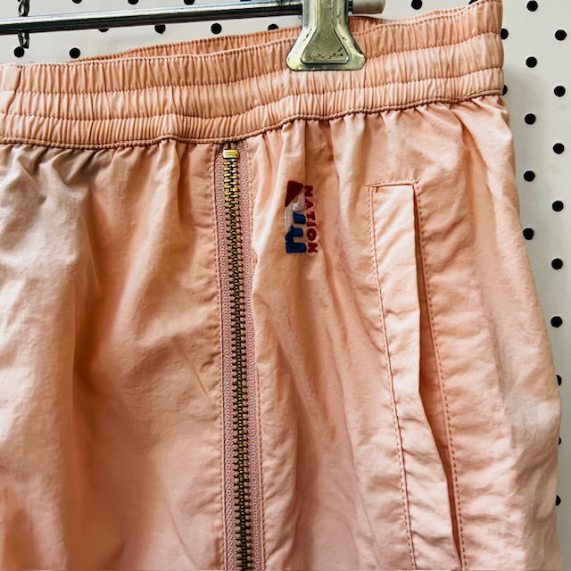 PE NATION / short corner tracksuit pants with front zips / L (3888810917921836589)