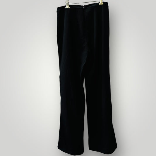 CALLI / wide legged black pants with side domes / 12 (3888811281179992462)