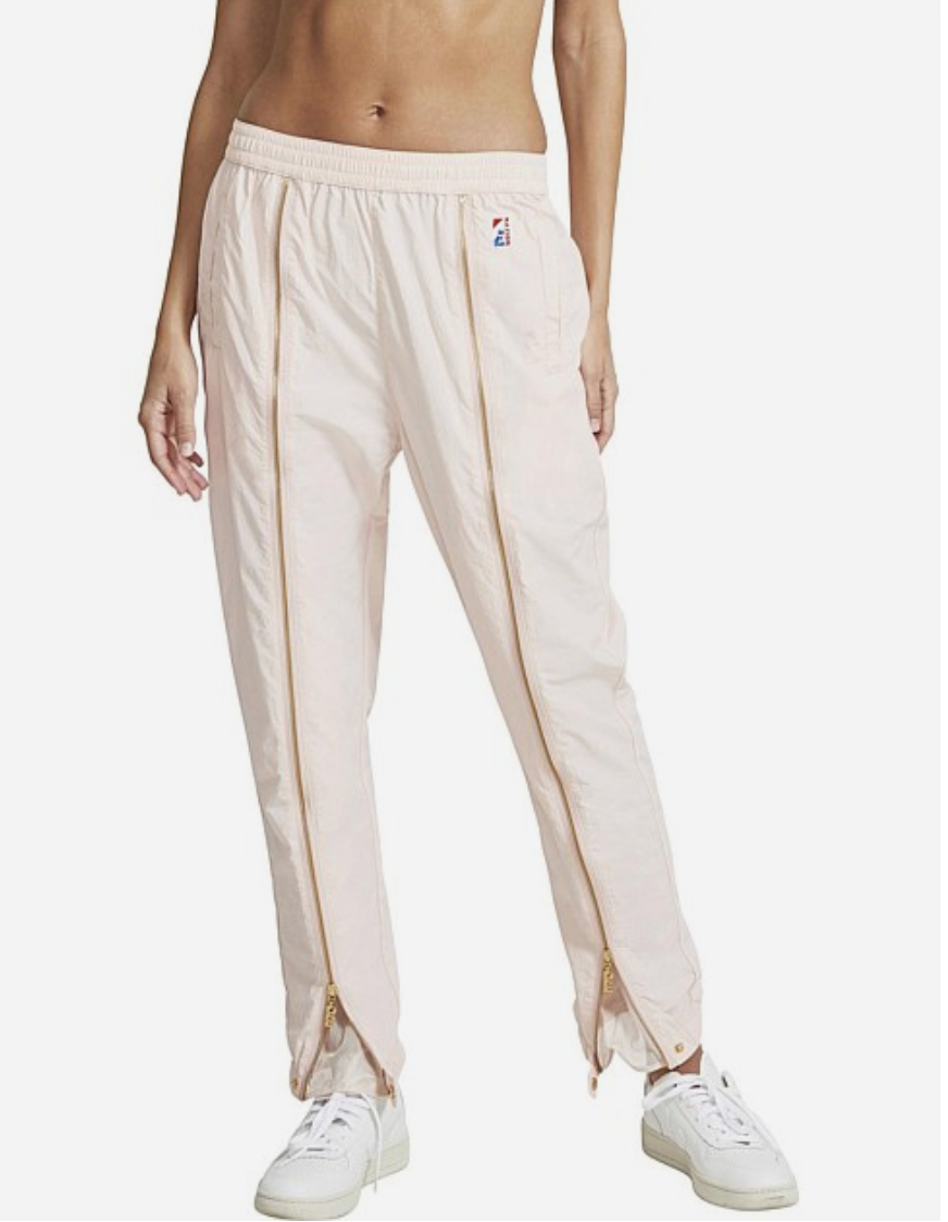 PE NATION / short corner tracksuit pants with front zips / L (3888820170821763179)