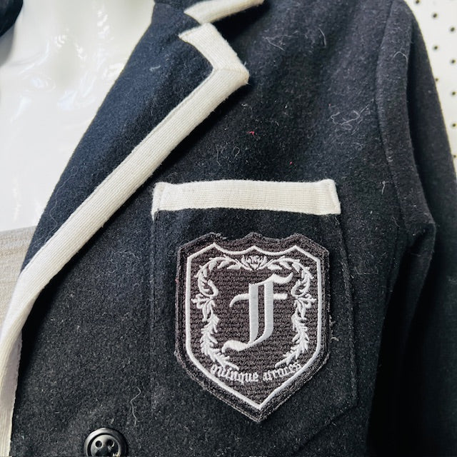 TWENTY SEVEN NAMES / beatrix piped rowing blazer / wool / s (3888836821372071731)