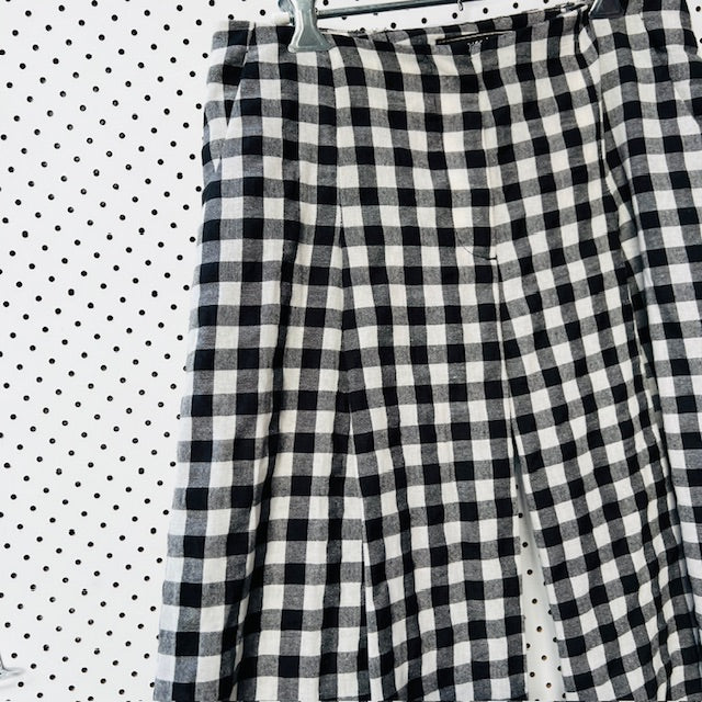 TRELISE COOPER / walking in the pleat trousers / plaid / s (3888836881564028855)