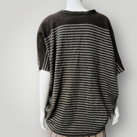 SNOWI (untouched world) / merino possum button front vest / L / made in nz (3888837145522220142)