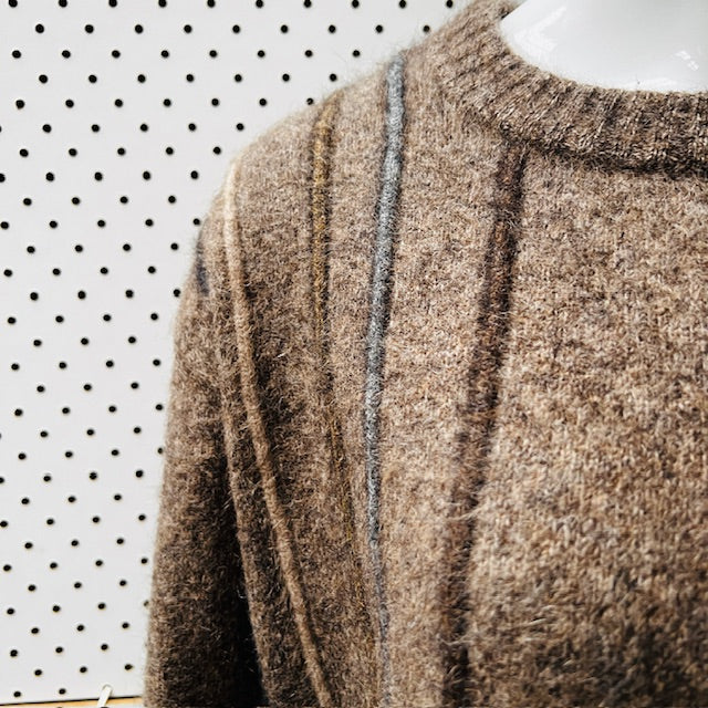 MERINO POSSUM / soft brown jumper / M/L (3889342689451067519)