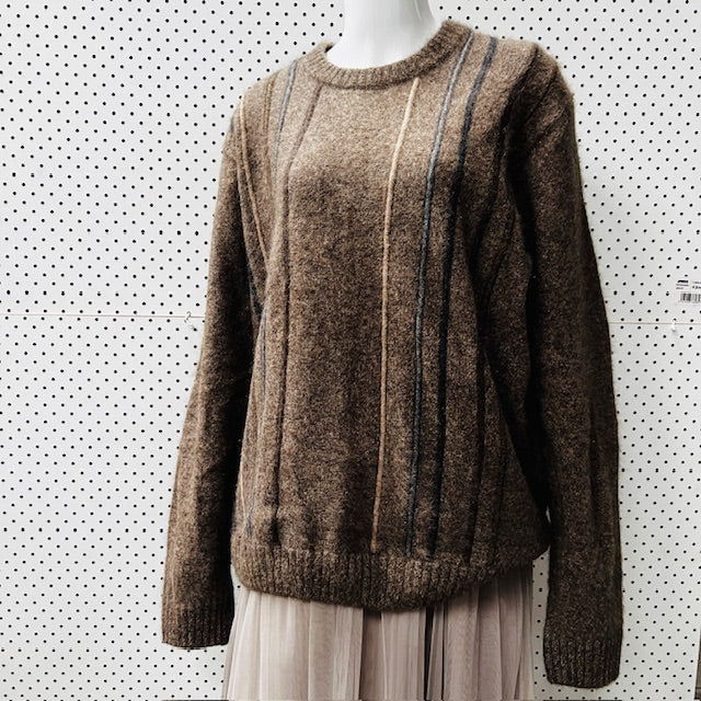MERINO POSSUM / soft brown jumper / M/L (3889342691751025463)