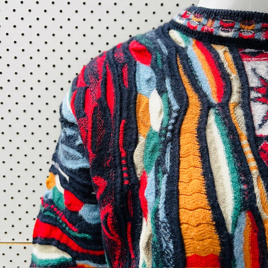 vintage / COOGI or coogi style wool jumper / s (3889342708388434210)