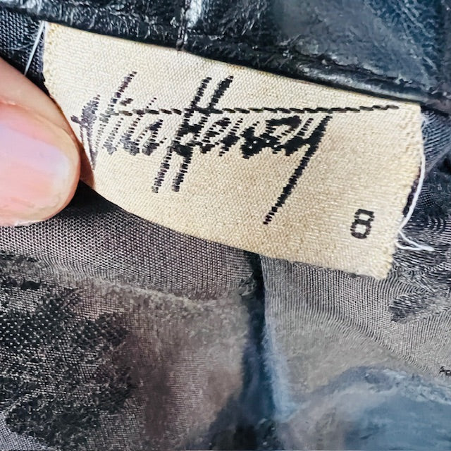 NITA HENRY / 1990s vintage / leather jacket / S (3889342747699113759)