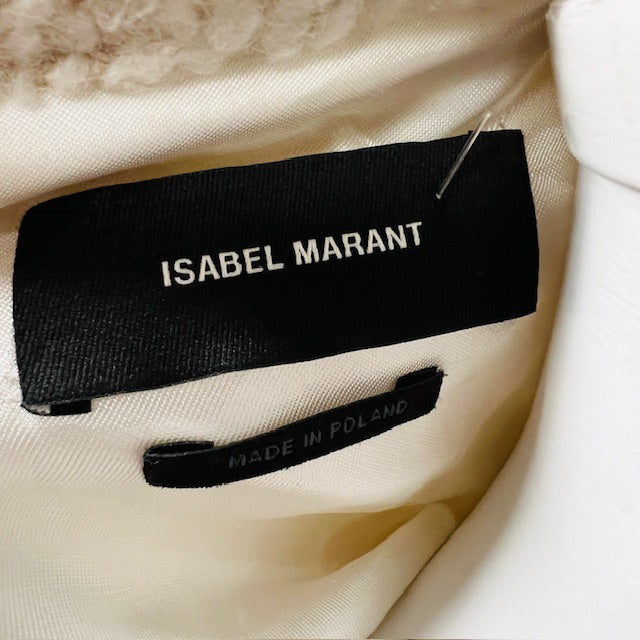 ISABEL MARANT / graziae tweed biker jacket / 40 / $1500nzd (3889342785669238125)