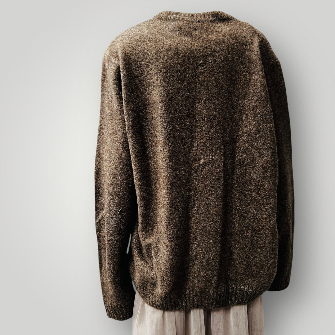 MERINO POSSUM / soft brown jumper / M/L (3889343059309752726)