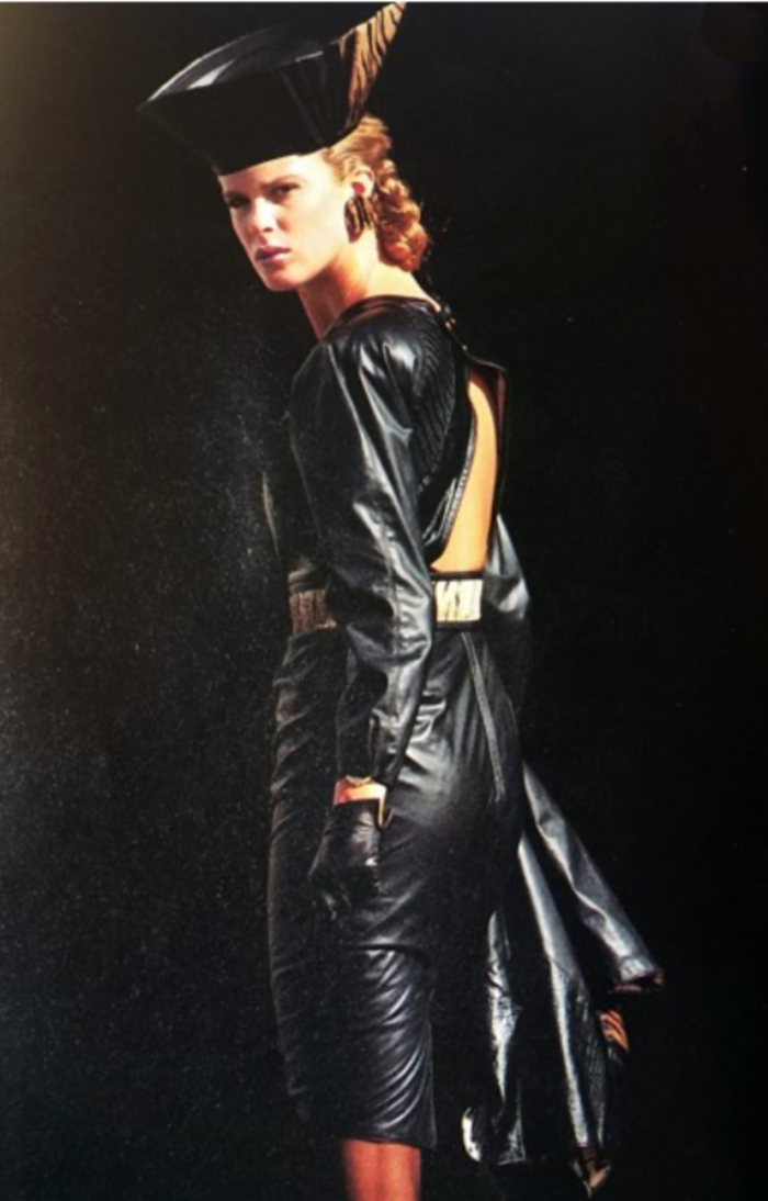 NITA HENRY / 1990s vintage / leather jacket / S (3889419246709727058)