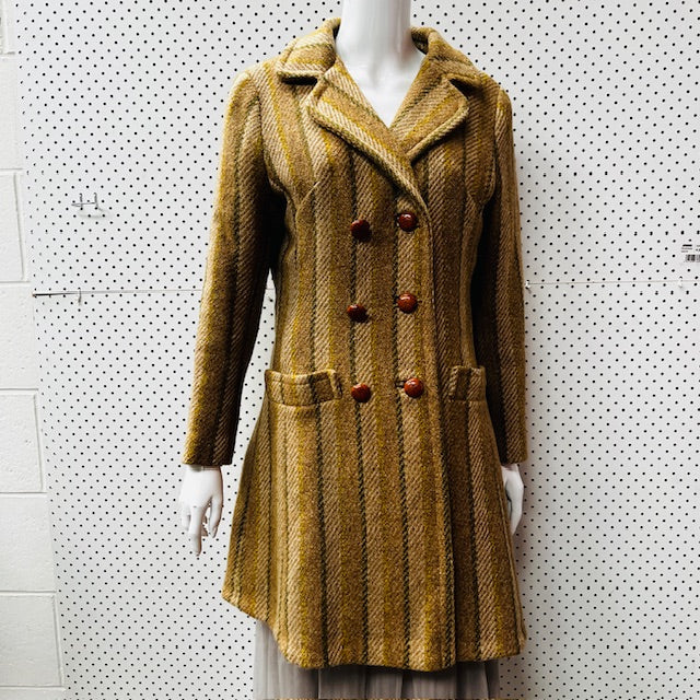 1960s nz vintage / wool coat / s (3889441360999559965)