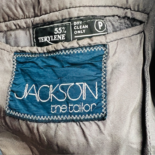 1970s nz vintage / JACKSON THE TAILOR / double breasted wool blazer / s (3889441512701714264)
