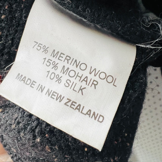 nz vintage / CIGNAL / mens quarter zip jumper / merino silk / m / made in nz (3889445489531473195)