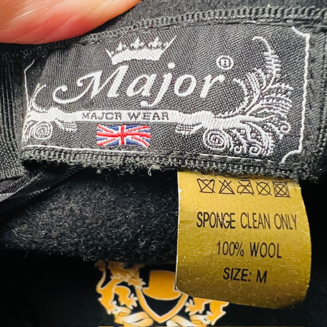 MAJOR WEAR HATS / newsboy in wool / made in england / m (3889445527783648955)