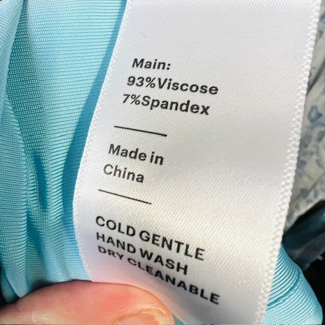 PARIS GEORGIA / straight line skirt / electric blue / m / new with tags (3890025502947075348)