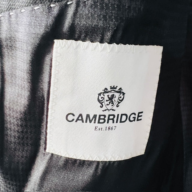 CAMBRIDGE / black wool suit / L / $1 no reserve (3890025570393167163)