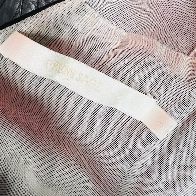 PENNY SAGE / silk cotton dress / S / made in nz (3890118365536746645)