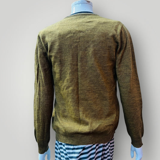 vintage / chargreuse wool / cardigan / s (3890564043132089187)