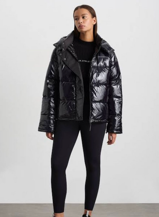 AJE ATHLETICA / glossy black puffer jacket / 04 (3890569434127858109)
