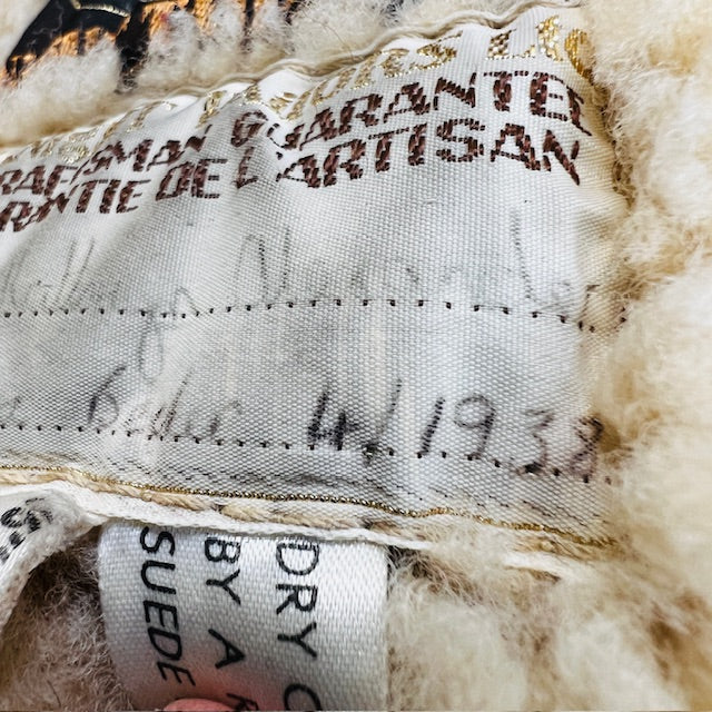 1940s nz vintage / KNIGHT TAYLORS / genuine sheepskin shearling jacket / s (3890670133627027957)