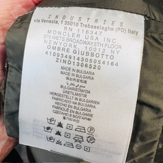 MONCLER / green hooded trench / 1 (3890670171172112472)