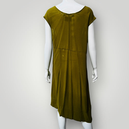 NOM*D / chartreuse green dress / 10 (3890671512182257565)