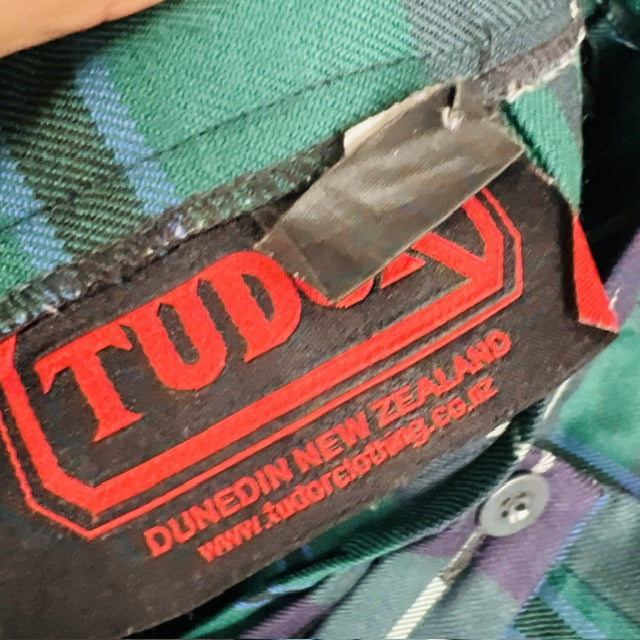 1990s nz vintage / TUDOR / wool kilt / 30 (3891167573254211592)