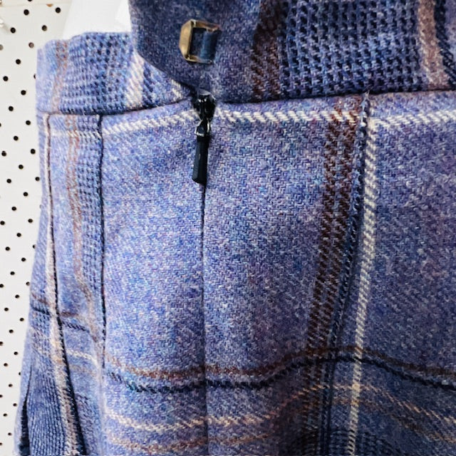 vintage / plaid / wool / kilt / blues / 16 (3891167599729017321)