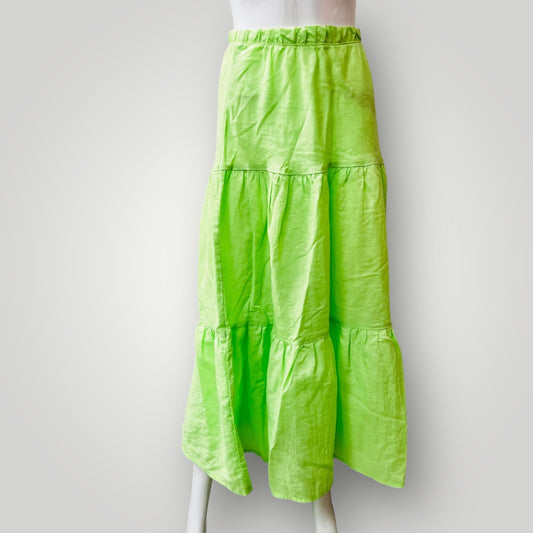 STELLA CLAIRE / indi skirt in bright green / M (3891167991088399634)