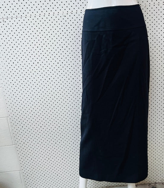 1990s vintage / ASHLEY FOGEL / wool skirt / 16 / made in nz (3891170226441204672)