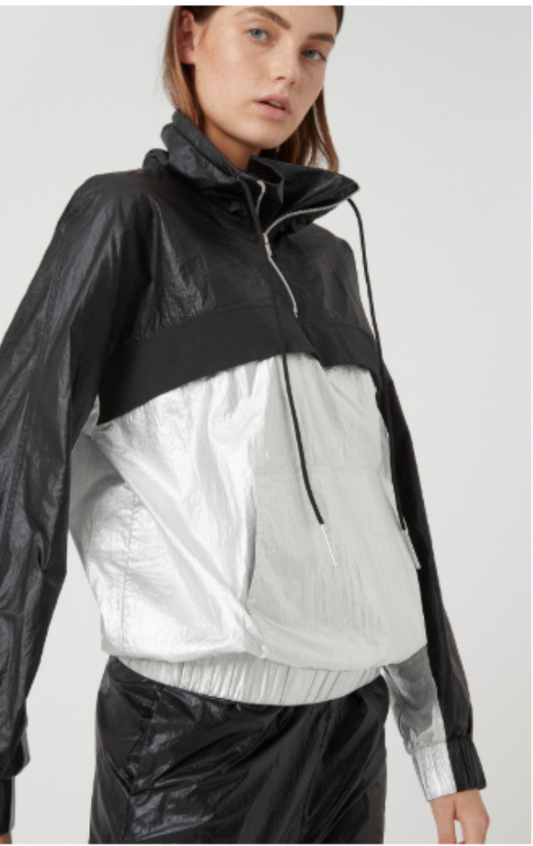 CAMILLA MARC / pheonix crop jacket / silver / s (3891681973746218808)