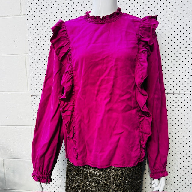 DECJUBA / longsleeved top with ruffles / 12 (3891766808380006417)