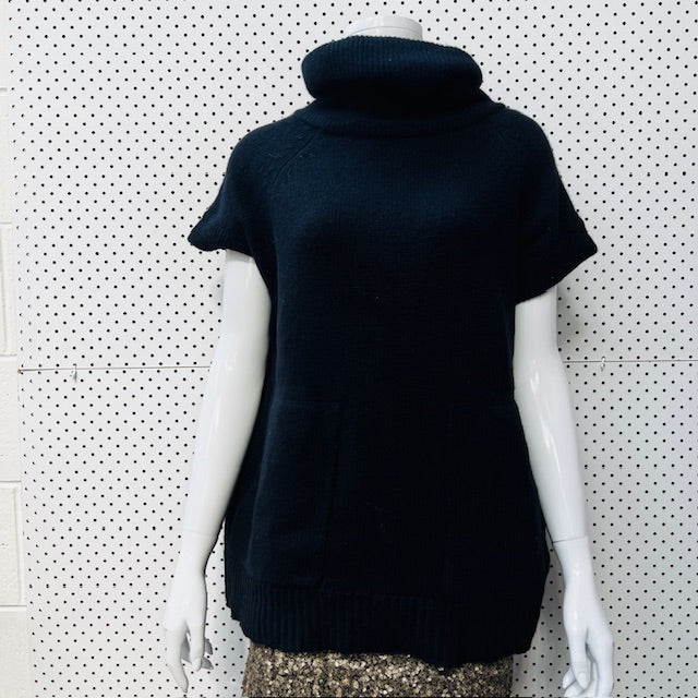 TRENERY / wool cashmere high necked knit / s (3891766932781367073)