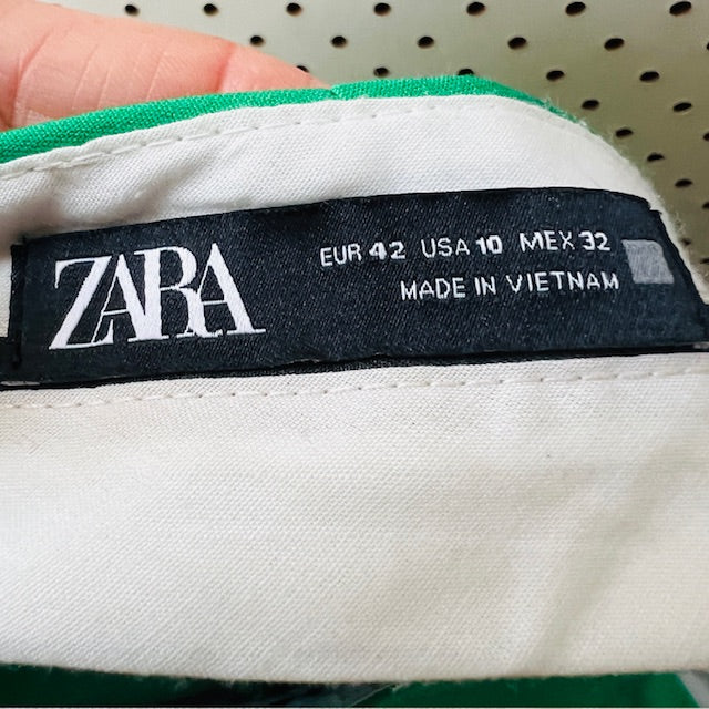 ZARA / kelly green pants / 42 (3891766951416644854)