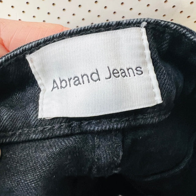 A BRAND / 94 high + wide jeans / black / 32 or 14 (3891766992742883602)