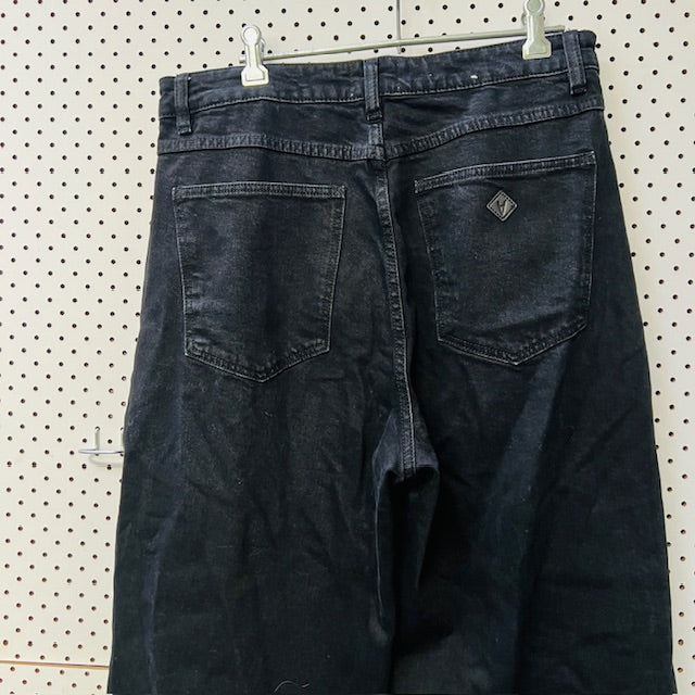 A BRAND / 94 high + wide jeans / black / 32 or 14 (3891766994581313186)