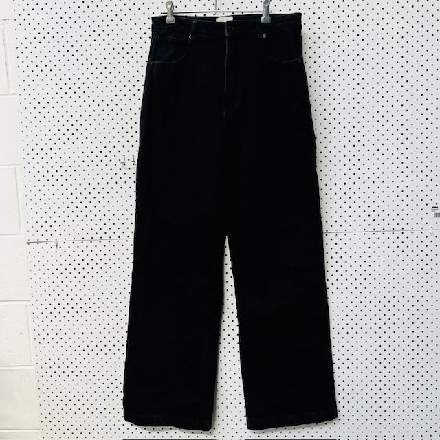 A BRAND / 94 high + wide jeans / black / 32 or 14 (3891767000343863558)