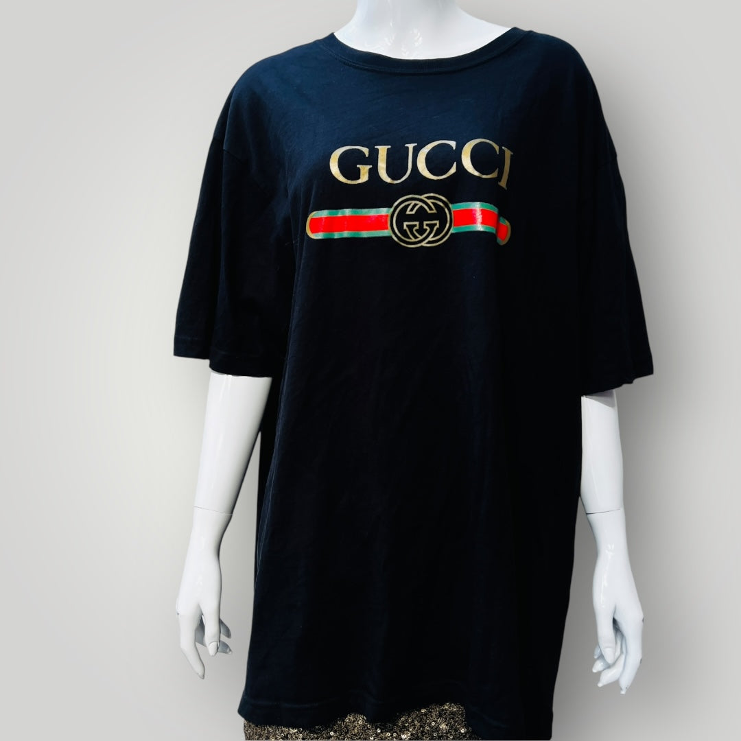 GUCCI / logo tee / 2XL (3891767889785713163)