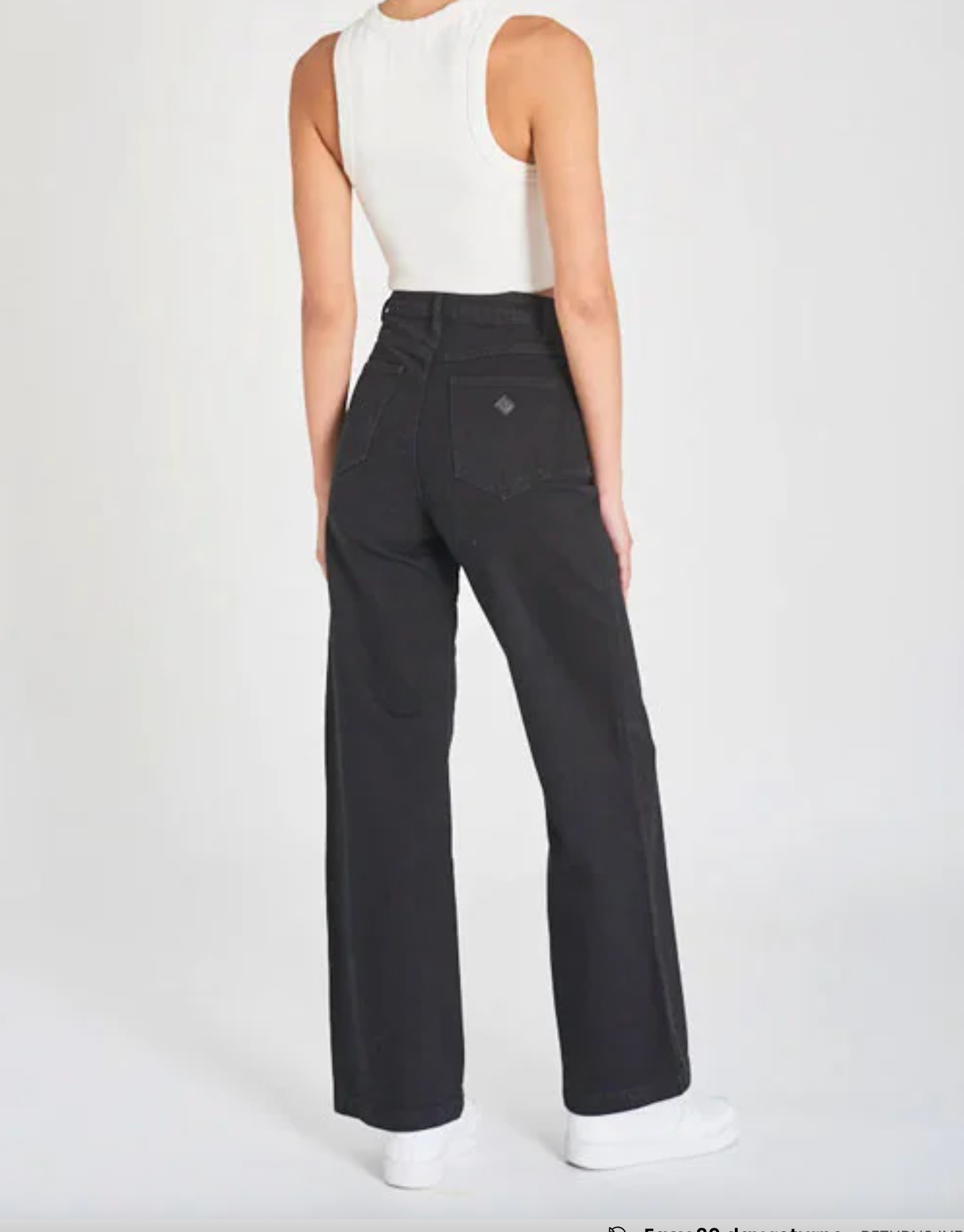 A BRAND / 94 high + wide jeans / black / 32 or 14 (3891845619175495518)