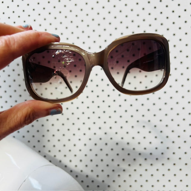 vintage MAXMARA / oval sunglasses / 125mm (3891925313146471025)