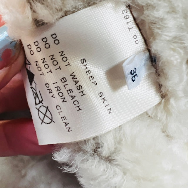 IÉNA / japanese shearling leather coat / s (3892284872953328423)