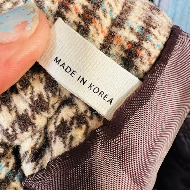veve / plaid a line skirt / s / made in korea (3892284940709444214)