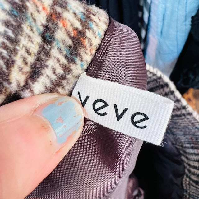 veve / plaid a line skirt / s / made in korea (3892284942585933790)