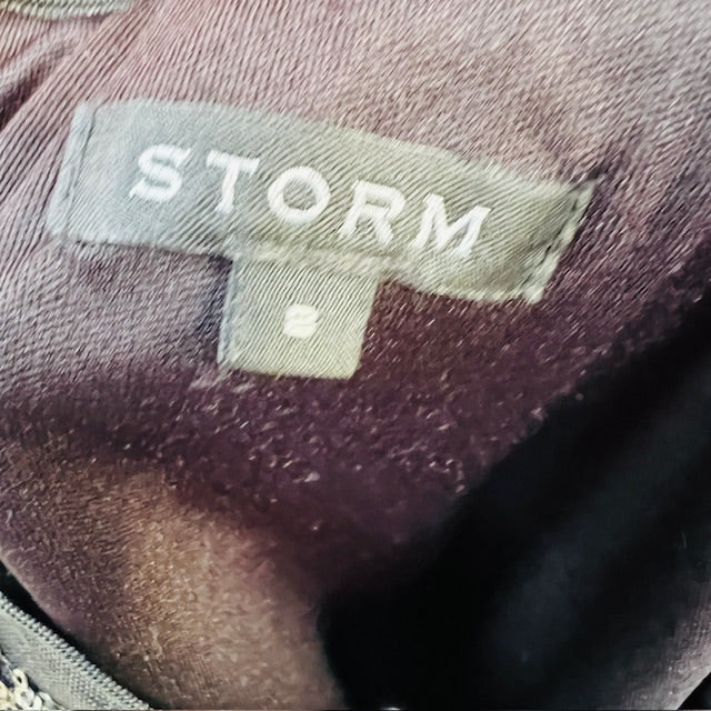 STORM / gold sequinned skirt / s (3892284994896050271)