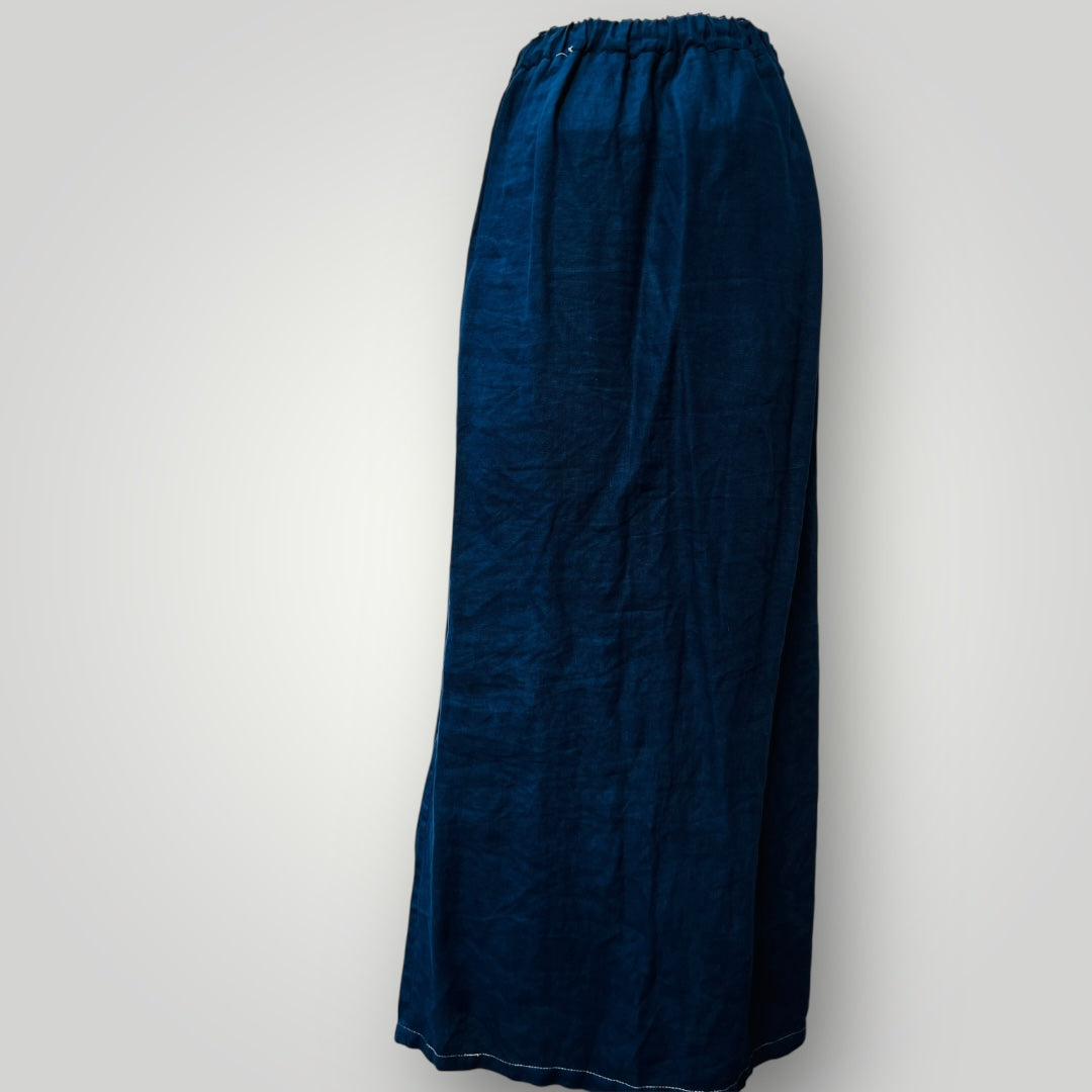 linen / maxi skirt / s (3892285421665086948)